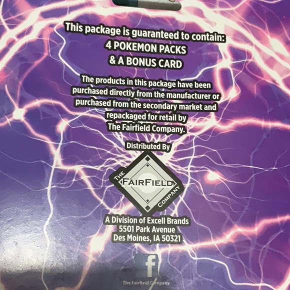 Pokemon TCG - Lightning Box Set w/4 PACKS +1 Bonus Card - Brand NEW & Unopened - Picture 2 of 2